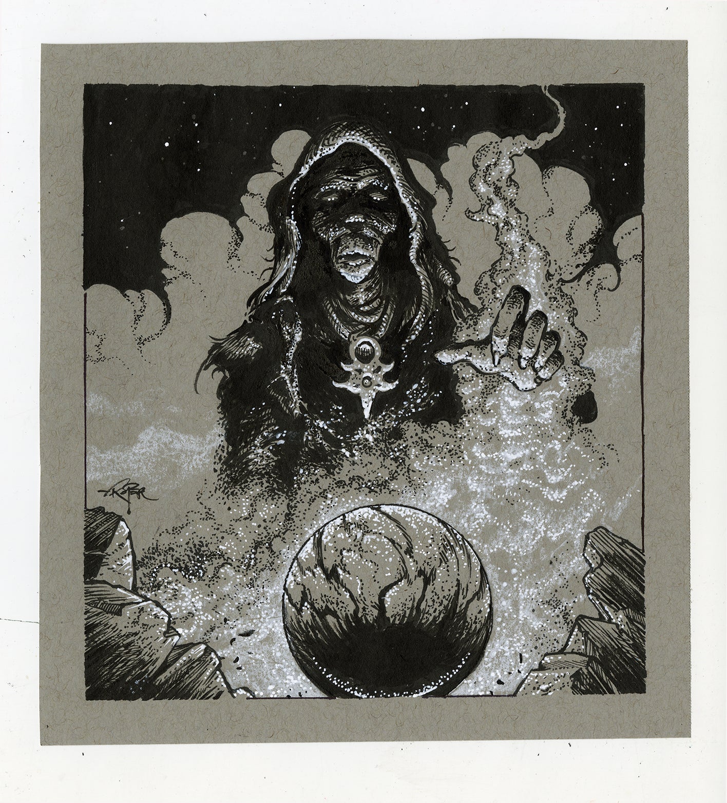 Arik Roper - October 2024 drawing series – Outer Battery Records