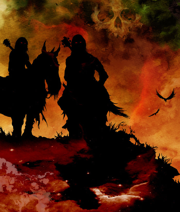 Arik Roper's High on Fire 'Matt & Lemmy' official artist print
